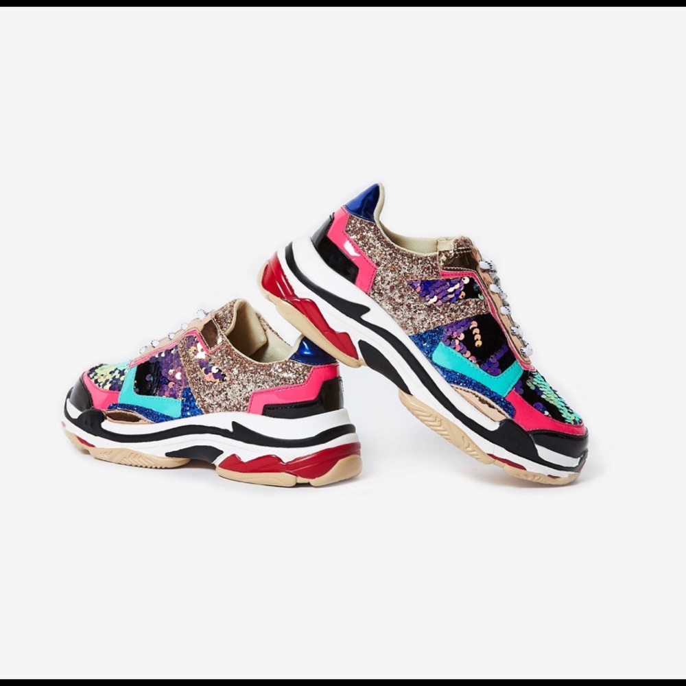 Reposh - Glitter, Sequins, Patent Leather Trainers